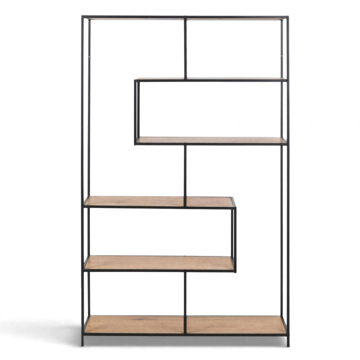 Bogreol \'Hydra\' 3 hylder - Sort i gruppen Møbler / Hylder & opbevaring / Bogreoler hos Reforma (75966)