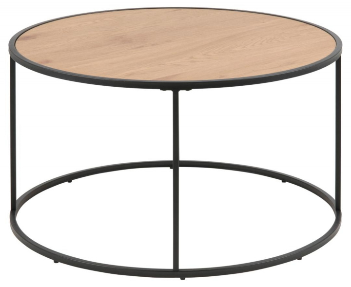 Sofabord \'Hydra\' 80cm - Natur/Sort i gruppen Møbler / Bord hos Reforma (77415)