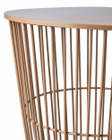 Sofabord/kurv \'Marstrand\' rundt 40cm - Persika
