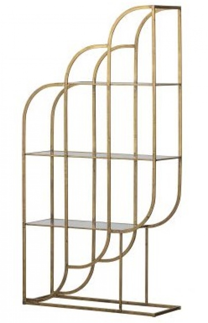 Væghylde \'Intense\' 96cm - Messing i gruppen Møbler / Hylder & opbevaring / Væghylder hos Reforma (800389-B)