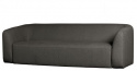 Sofa \'Sloping\' - Grå/ Sort