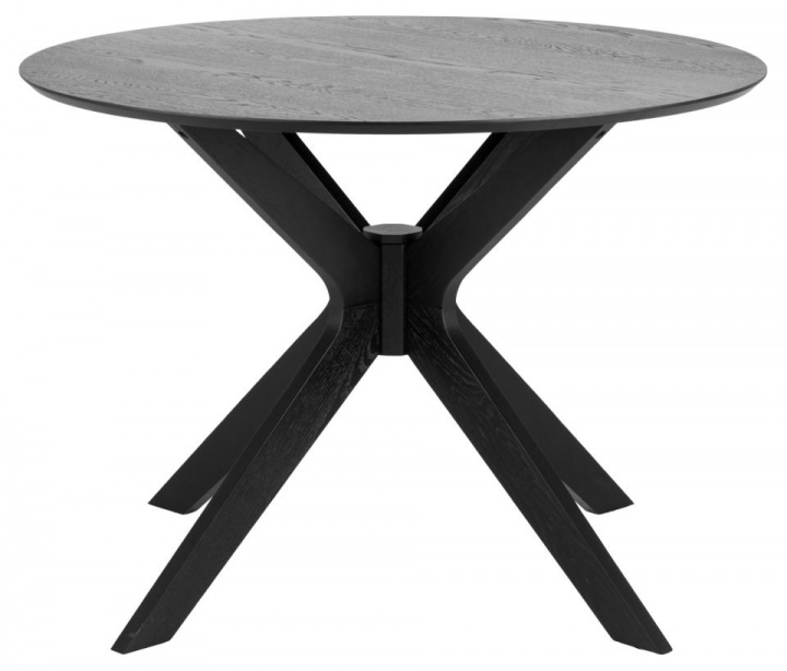 Spisebord \'Kotor\' Rund 105cm- Sort i gruppen Møbler / Bord / Runde spiseborde hos Reforma (80527)