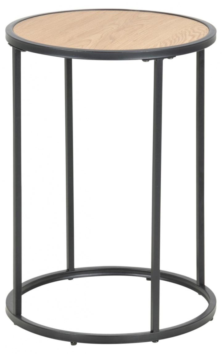 Sidetabel \'Hydra\' 40cm - Natur/Sort i gruppen Møbler / Bord hos Reforma (80710)