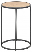 Sidetabel \'Hydra\' 40cm - Natur/Sort