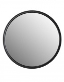 Spejl \'Matz\' - Rund Sort