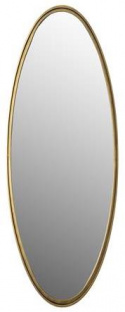 Spejl \'Matz\' Oval - Antik messing 