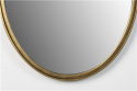 Spejl \'Matz\' Oval - Antik messing 