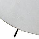 Spisebord \'Milan\' rundt 120cm - Hvid/sort