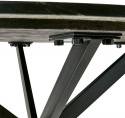 Bord \'Milan\' Rund 120cm - Sort