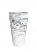 Vase \'Conic\' - Sort/Hvid S