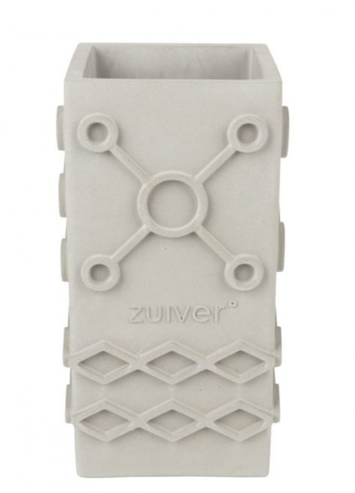 Vase \'Graphic Square\' - Grå i gruppen Indretning / Dekoration / Krukker hos Reforma (8200063)