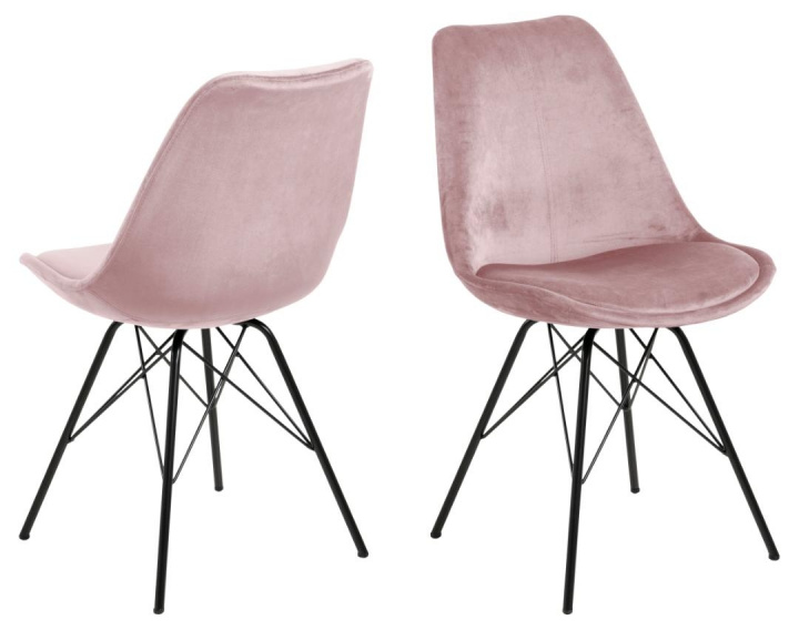 Stol \'Eris\' - Rosa/Sort i gruppen Møbler / Sidde møbler / Stole hos Reforma (82042)