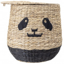 Kurv \'Panda\' - Natur/Sort