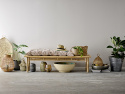 Bænk \'Sole\' 180x45cm - Bambus