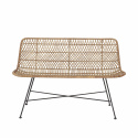 Bänk \'Hallie\' - Natur/Rattan