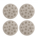 Desserttallerken \'Snowie\' 4-pak Ø15,5 - Beige