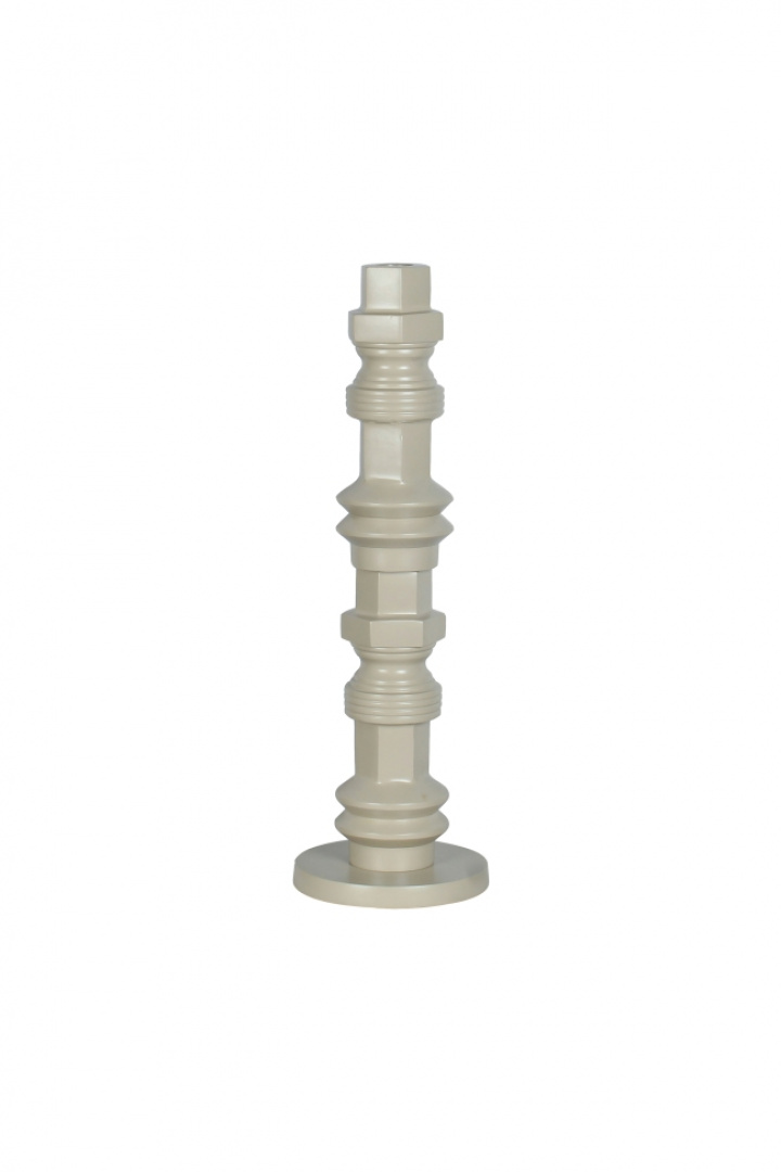 Lysestage \'Totem\' - Beige i gruppen Indretning / Dekoration / Lysestager & Lanterner hos Reforma (8300038)