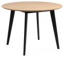 Spisebord \'Ärsjö\' Rund 105cm - Sort/Natur