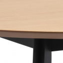 Spisebord \'Ärsjö\' Rund 105cm - Sort/Natur