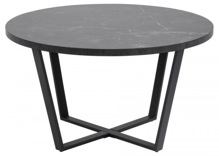 Sofabord \'Cesenatico\' - Marmor/Sort i gruppen Møbler / Bord / Sofabord hos Reforma (85723)