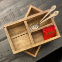 Vintage Trækasse \'3 Trays\' - Træ