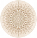 Rund Tæppe \'Sandrigo\' 180cm - Beige