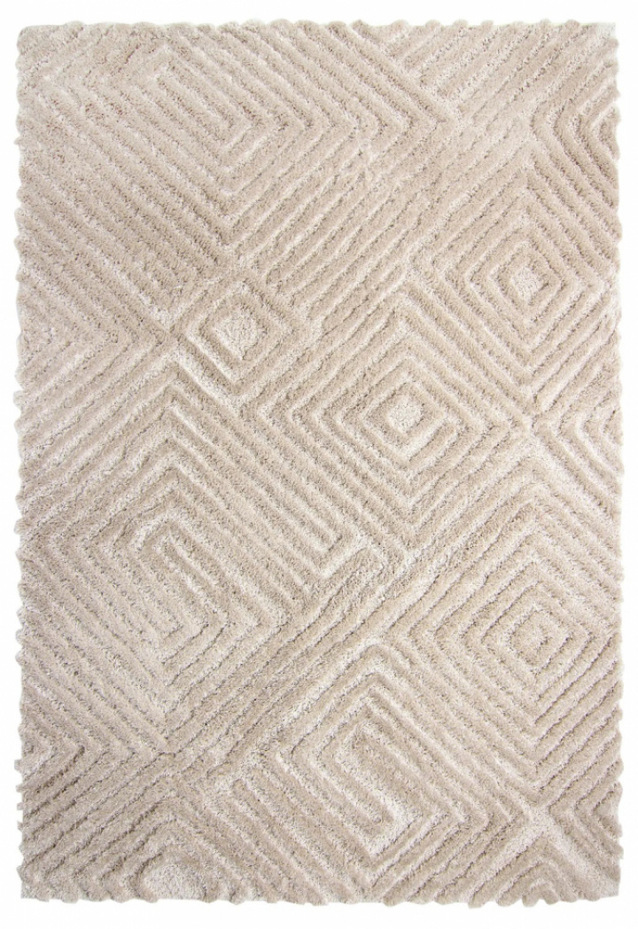 Gulvt&aelig;ppe \'Monti\' 200x290cm - Beige i gruppen Tæpper / Vævede tæpper hos Reforma (8683934184453)