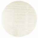 Rund Tæppe \'Devon\' 280cm - Cream