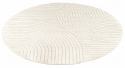 Rund Tæppe \'Devon\' 280cm - Cream