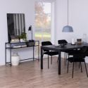 Aflastningsbord \'Hydra\' 120cm - Sort/Gr&aring;
