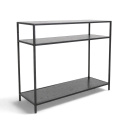 Aflastningsbord \'Hydra\' 120cm - Sort/Gr&aring;