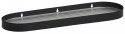 Hylde med glas \'SOTRA\' S - Sort