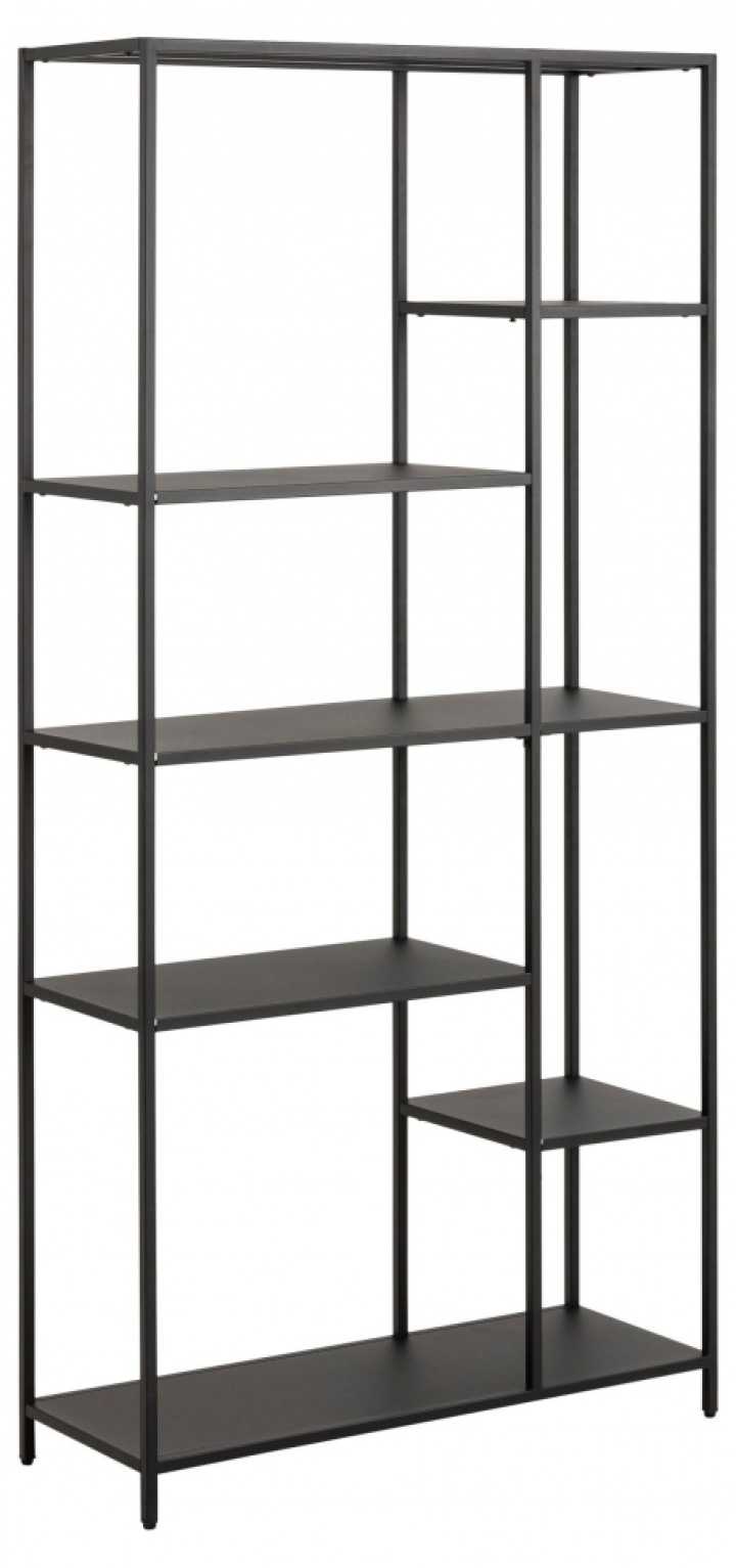 Bogreol \'Newcastle\' 165cm - Sort i gruppen Møbler / Hylder & opbevaring / Bogreoler hos Reforma (87550)