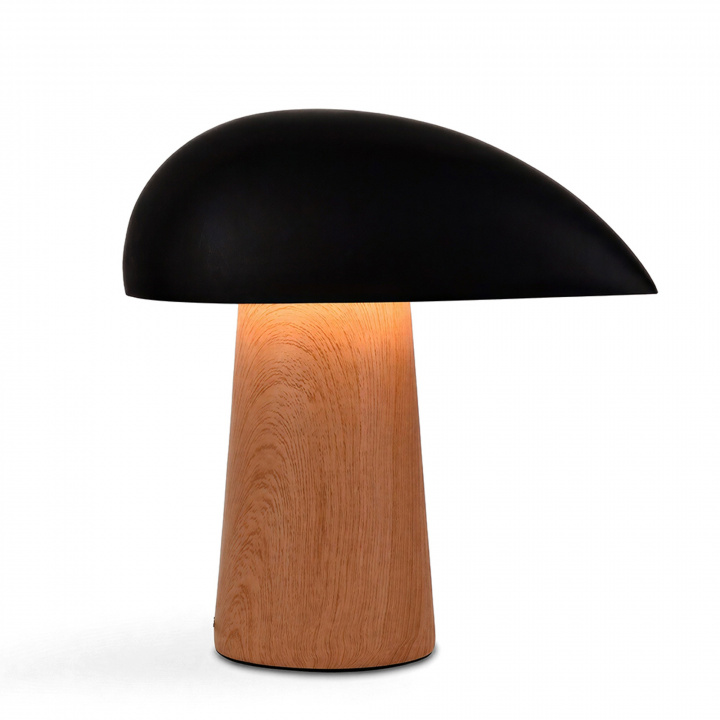 Lampe \'Karlskrona\' - Natur/Sort i gruppen Belysning / Lamper / Bordlamper hos Reforma (87650-black-nature)