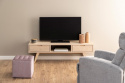 TV-Bænk \'Cefal\' - Natur/Hvid