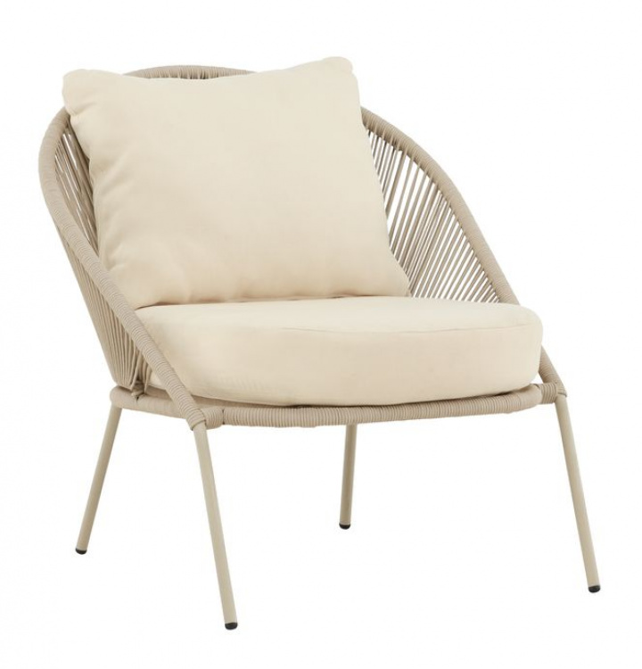 Loungestol \'Luna\' - Beige i gruppen Møbler / Havemøbler / Ude-stole hos Reforma (9317-222)