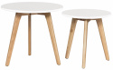 Sofabord \'Lycke\' 2 dele - Hvid
