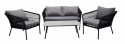 Sofa gruppe \'Gaeta\' - Sort