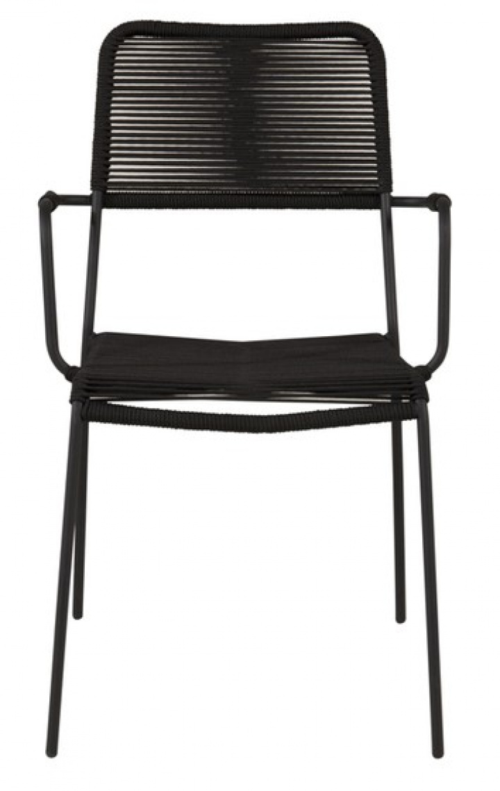 Spisestol \'Lugnet\' - Sort i gruppen Møbler / Havemøbler / Havestole hos Reforma (9565-022)