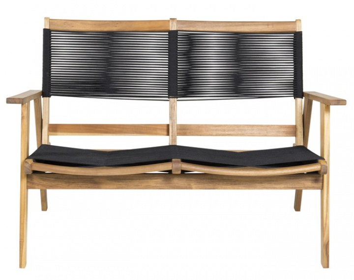 Havemøbel \'Per\' - Sort/Natur i gruppen Møbler / Havemøbler / Udesofaer hos Reforma (9610-076)