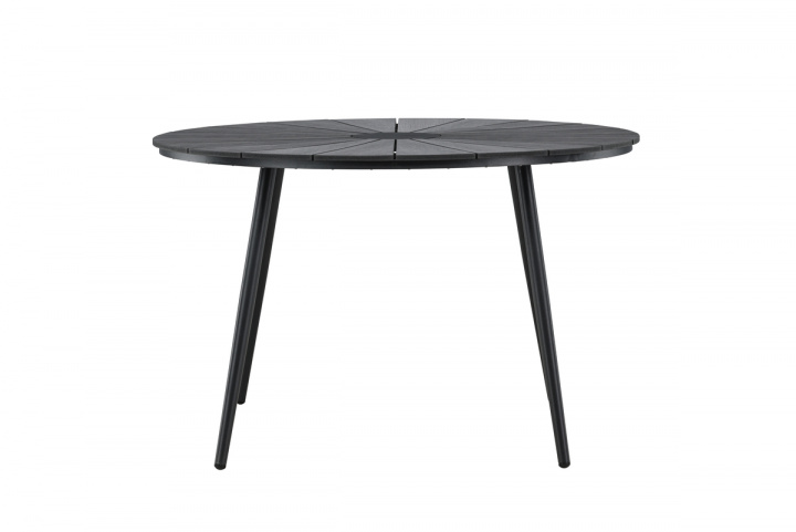Spisebord \'San Vito\' 120x74cm - Sort i gruppen Møbler / Havemøbler / Havebord hos Reforma (9808-100)
