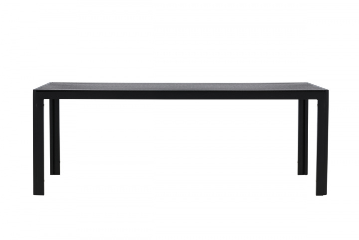 Spisebord \'Mirko\' 205x74cm - Sort i gruppen Møbler / Havemøbler / Havebord hos Reforma (9810-100)