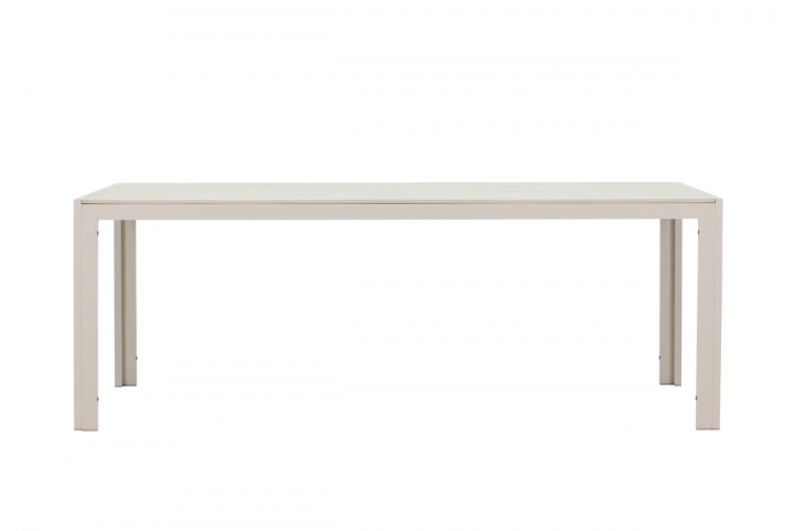 Spisebord \'Mirko\' 205x74cm - Beige i gruppen Møbler / Havemøbler / Havebord hos Reforma (9810-222)