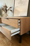 TV-bænk \'Grant\' - Eg/Jern