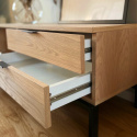 TV-b&aelig;nk \'Grant\' - Eg/Jern