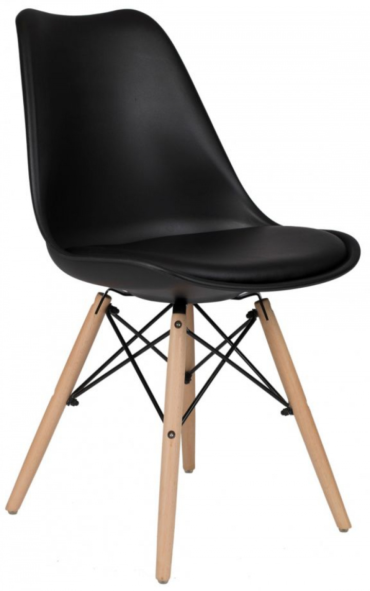 Stol \'Milano\' - Sort/PU-læder i gruppen Møbler / Sidde møbler / Stole hos Reforma (A8026-1-black)