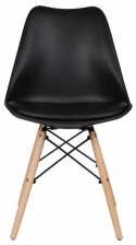 Stol \'Milano\' - Sort/PU-læder