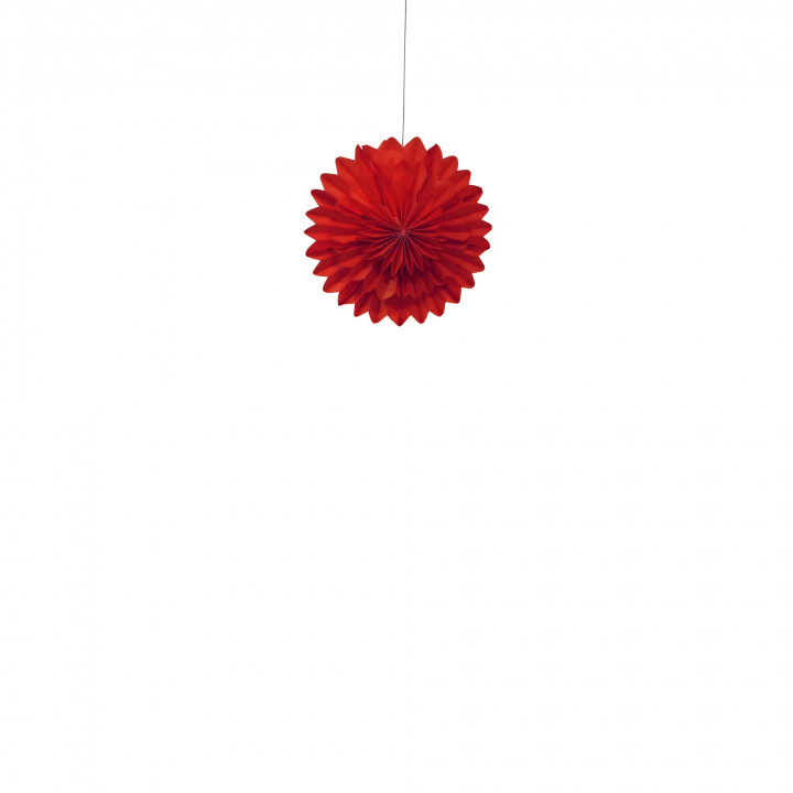 Adventsstjerne \'Lotus\' 45cm - R&oslash;d i gruppen Belysning / Lamper / Julebelysning hos Reforma (ADST-lotus-3)