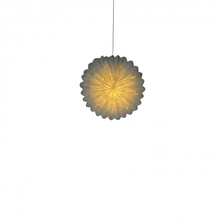 Adventsstjerne \'Lotus\' 60cm - Hvid i gruppen Belysning / Lamper / Julebelysning hos Reforma (ADST-lotus)