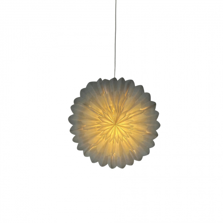 Adventsstjerne \'Lotus\' 60cm - Hvid i gruppen Belysning / Lamper / Julebelysning hos Reforma (ADST-lotus)